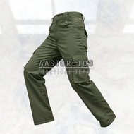 HIJAU Army Green Cargo Pants Men's Dark Green Pants Ripstop Cargo Pants