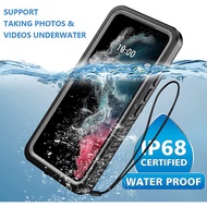 Red pepper IP68 Real Waterproof Case For Samsung Galaxy S23+ S22 Ultra S23 Plus A13 A23 A33 A53 A51 