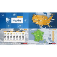 [AE] The Complete World Weather Forecast ToolKit | After Effect, Video Template, Effect Element