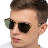 GELH Fe--i Retro Square Sunglasses Women Fashion Metal Sunglasses Trendy Men fe40197