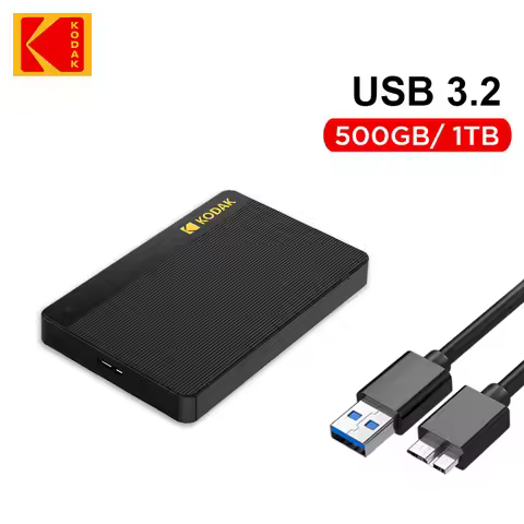 Kodak Portable External Hard Drive P160 500GB USB 3.0 PHDD External Hard Disk Perfect for PS4/PS5 Xb