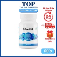 Nuzeel Omega - 3 Fish Oil 1000MG Supra Softgel 60's (Brain & Nerve System Support)
