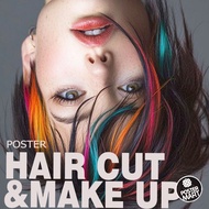 HAIR MODEL POSTER HAIR SALON POSTER BARBERSHOP POSTER 18Y