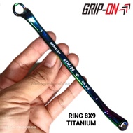 Grip on Kunci Ring 8x9 Titanium kunci double ring 8 x 9 Bengkok Original grip on
