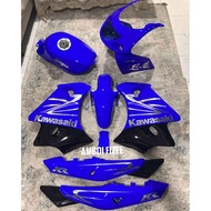 KAWASAKI RR150 COVERSET RR150 MALAYSIA BIRU SAMCO KENJI CUSTOM DESIGN