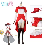 2.5d Temptation cos Suit Red Witch 753Cosplay Costume Two-Dimensional Girl Suit Halloween 2.5 Dimens