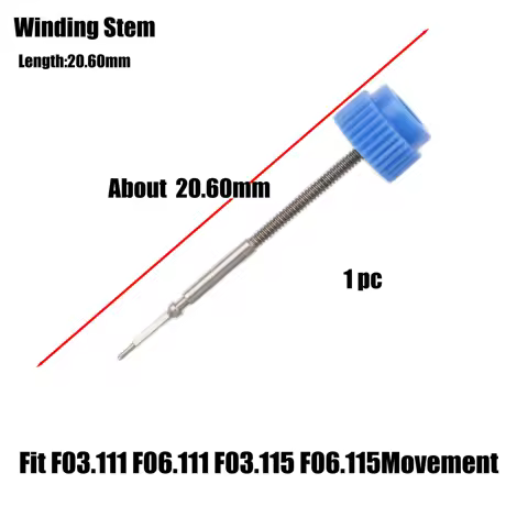 Winding Stem for F03.111 F06.111 Movement ETA F03.115 F06.115 Movement Watch Repair Part Handle Rod