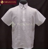 GUSOT MAYAMAN POLO BARONG (Swirl) White