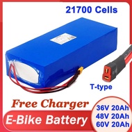 36V 48V 60V 20Ah ebike battery 21700 Lithium Battery Pack For Electric bike Electric Scooter Charg