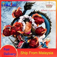 26cm One Piece Kaidou VS Luffy Gear 4 Anime Action Figure Pvc Collectible Model Toys