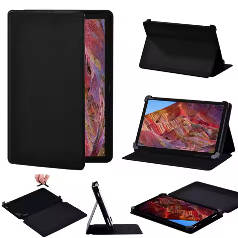Tablet Case for Huawei MediaPad M2//M3/M5/M6 Drop Resistance PU Leather Folding Stand Protective She