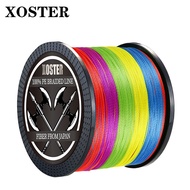 XOSTER X12 300M 12 Strands Braided Fishing Line PE Line Premium Braided PE Tail Pancing PE Fishing L