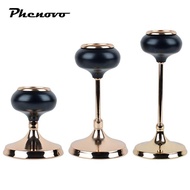 phenovo Black Candle Holder Candle Holder for Pillar Pillar Candle Holder Centerpiece - Pillar Candl