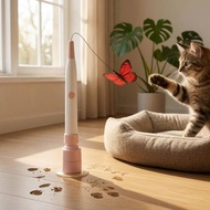 Rechargeable Feline Wand Toy Automatic Feline Teasing Toy