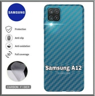 Garskin Samsung A12 Skin Carbon Samsung Galaxy A12 Stiker Samsung A12