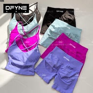 DFYNE Series with Label European American Matting Cross Back Bra Sports Suit Fitness Running Yoga