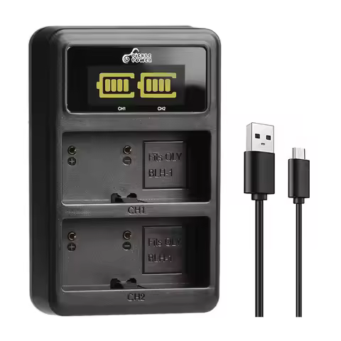 Pickle Power Battery Charger BLH-1 BLH1 LED USB Dual Consumer Electronics Accessories chargers for O