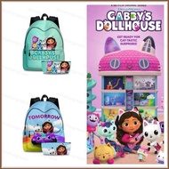 YT3 Gabby's Dollhouse 3D kids backpack student school bag pencil case pouch two-piece suit large capacity gift for kids