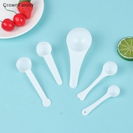 [CrownFamily] 10Pcs 1g 3g 5g 10g Measuring Plastic Scoop Measuring Spoons Milk Powder Spoons [MY]