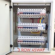 MAXGUARD FULL SET METAL CLAD THREE PHASE 40A/63A DB BOX 2 ROW/3ROW/4ROW M 30WAY/ 38WAY /45 WAY/54WAY