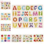 [COD] Puzzle Hand Grab Board, Early Educational Montessori Wooden Puzzle Toys, Cognitive Jigsaw Cult