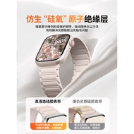 适用iwatch11手表表带新款s11磁吸表带watchs10软硅胶腕带s9款s8运动高级装甲表链New watch strap compatible with iWatch 1120260608