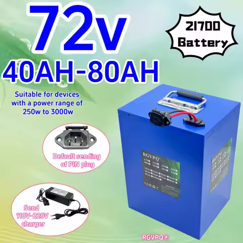 Air fast transportation Large capacity Full capacity 21700 lithium battery 72V80AH Suitable for 250-