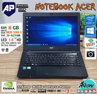 ✅👍 แรม8G SSD240GB🔥⚡โน็ตบุ๊ค Acer Travelmate P246 Core i5-4210M Ram 8GB SSD240 GB DVD WIFI กล้อง จอ 1