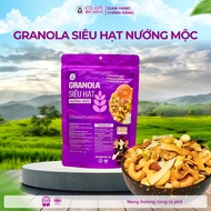 BH.NONG Super Grain Granola No Oats No Grapes - Mix 5 Types of Diet Nuts 250gr Bag