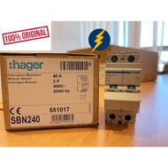 HAGER SBN240 2P 40A Isolator Switch