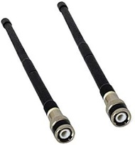 HYS-HYS Rubber 2pcs' Antenna 20w CB Band 3-30 mhz 11Meter 9.4 inch BNC connector for Cobra HH50WXST 