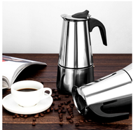 Bình Pha Cafe Moka Pot Kiểu Ý [ Dung Tích: 100ml & 200ml & 300ml & 450ml & 600ml ]