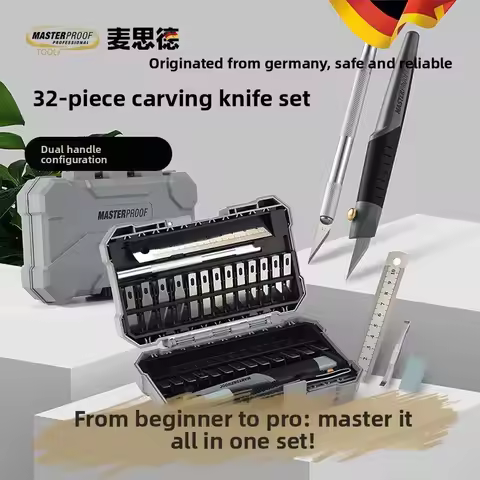 23/32Pcs Exacto Knife Set, Precision Cutter Hobby Knife Blades Set for Art Work Architecture Modelin