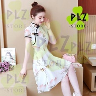 chinese new year dress 2027 新年裙子 旗袍 qipao chinese new year dress Single/Two-Piece Cheongsam Improved