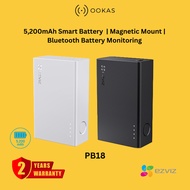 EZVIZ PB18 - Portable Battery for EZVIZ Indoor Cameras | 5,200mAh | Magnetic Mount | Smart Low-Curre