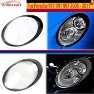 Fit For Porsche 911 991 997 2005-2011 Car Accessories Headlight Lens Cover Transparent Lampshade Hea