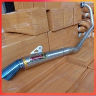 Daeng Sai4 Conical Open Spec Exhaust Pipe For Bajaj ct125 Russia Tc 125 Tmx 150 Skygo 125 Euro