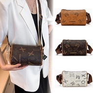 YOYO Pu Leather Women Shoulder Sling Bag Wide Strap Pillow Cute Bags For Woman S6172