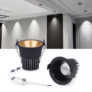 Recessed Aluminum High Quality COB LED Spotlight Bulb110V 220V LED Spot Light 5W 7W 9W 12W Downlight Ceiling Lamp Home Lighting