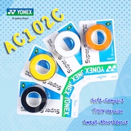 YONEX AC102C Rubber Grip Thin Tough Badminton Racket Handle Pack Of 3 Pieces