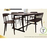 1+4+Bench Dinning table set