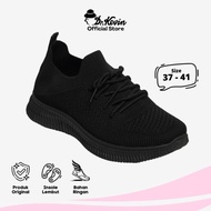 NEW DR. KEVIN SEPATU OLAHRAGA SPORT WANITA SNEAKERS FLYKNIT TALI