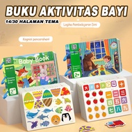30 Pages Baby Activity Book Busy Book Velcro Kindergarten Quiet Book Cute Reused Baby Busy Book Acti