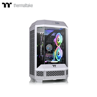 曜越 The Tower 300 曜石灰 玻璃透側機殼 (M-ATX/Type-C/內建風扇上2/三面玻璃設計/顯卡400mm/塔散210mm/電源220mm)