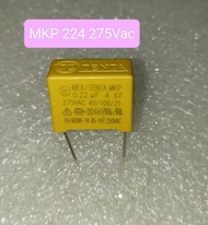 KAPASITOR MKP 224 275VAC MKP MKT 0.22UF 275V TENTA