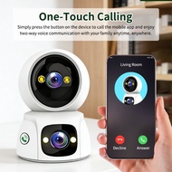60fps dual lens home security surveillance Camera full color wireless hemispherical WiFi