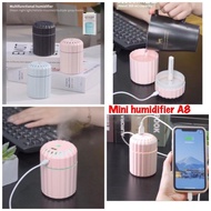 MM - Purifier cool mist usb mini A8 air Humidifier with LED / Humidifier air 160ML aroma therapy