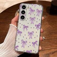 เคสโทรศัพท์กันกระแทกแฟชั่นมินิมอลใสลายโบว์-โบว์เข้ากันได้กับ IPhone 17/17Pro/17ProMax, 16/11/16Pro/1
