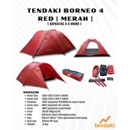•GROSIR TENDA DOME TENDAKI JAVA 4 LIGHT PU4000MM DOUBLE LAYER-HikeZone