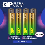 Bateri GP Ultra Alkaline AA & AAA | GP Ultra Alkaline Battery [2Pcs] - Long Lasting & Leak Resistant